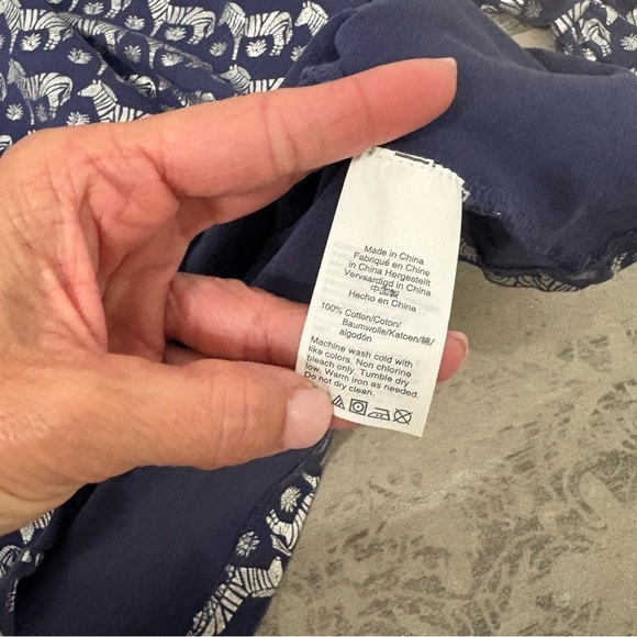 Crewcuts Everyday Metallic Zebra Dress SZ 6 Girls - Picture 5 of 6